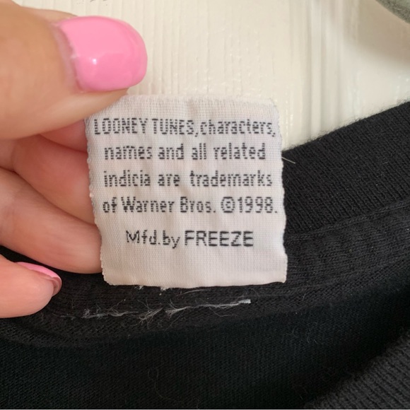 Looney Tunes Vintage 1998 Taz Kwon Do Long Sleeve Graphic Tee X Large - Picture 5 of 5